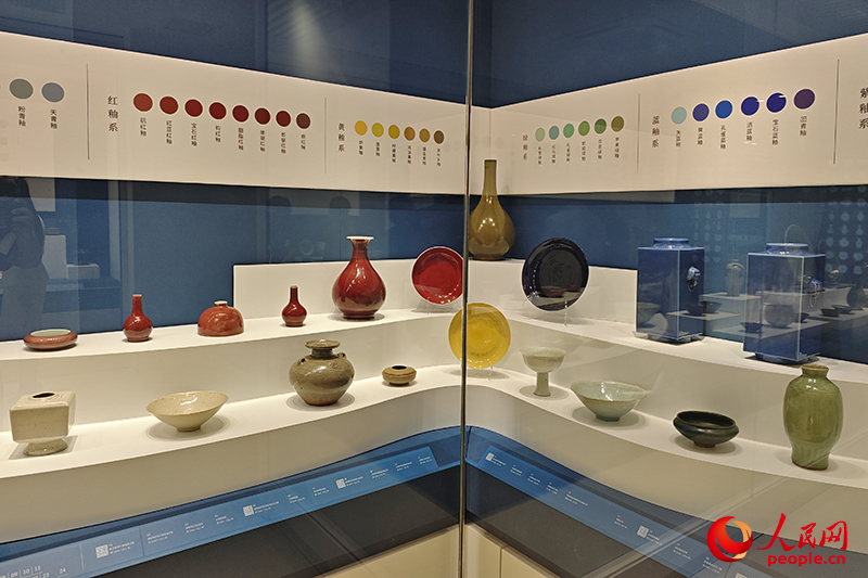 该馆收藏的瓷器。人民网记者 孙一凡摄